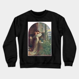 Romeo and Juliet by Frank Dicksee R.A. (1853-1928) Crewneck Sweatshirt